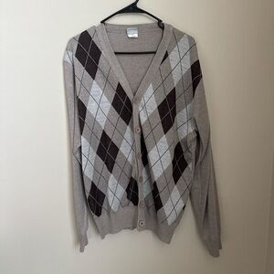 Haband Argyle Cardigan